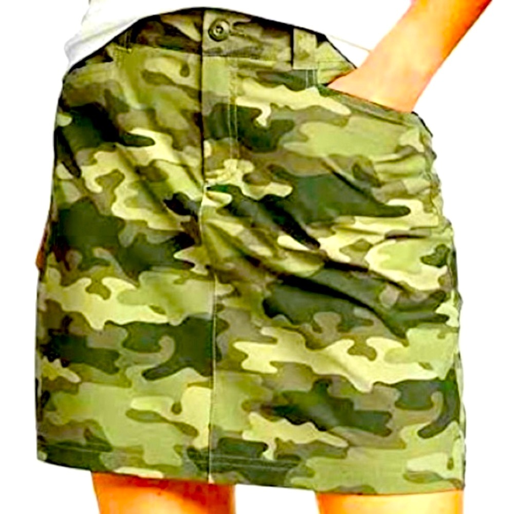 Eddie Bauer Adventurer Skort New With Tags Camo Print Size 10